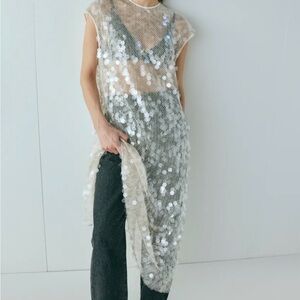 VRG GRL Astrid Sequin Maxi Dress